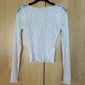 Abercrombie & Fitch long-sleeved lace top